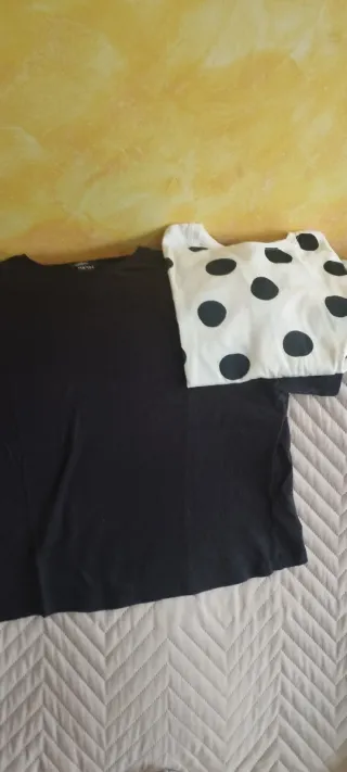 Camisetas Pepperts! Algodón Negro y Lunares