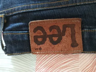 Pantalón vaquero mujer Lee azul