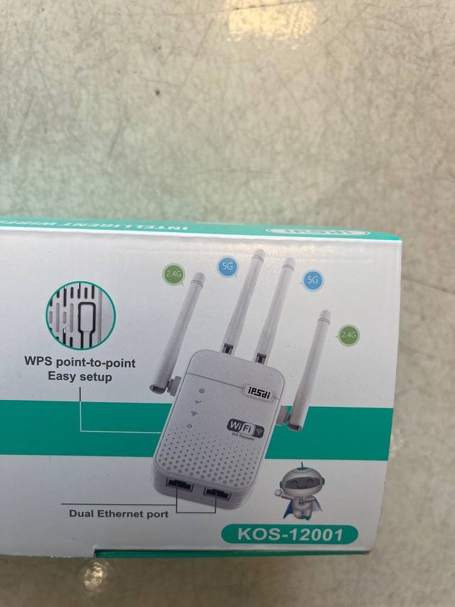 Repetidor WiFi 300 Mbps doble banda, NUEVO