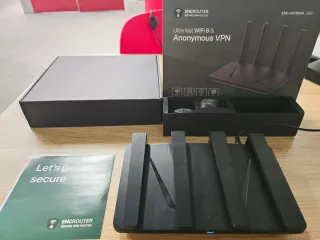 Router WiFi 6 VPN Encrouter ENC-AX1800A