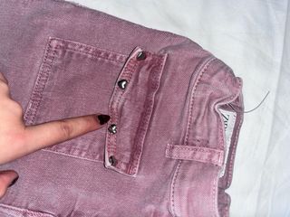 Pantalón vaquero ZARA rosa talla 13-14
