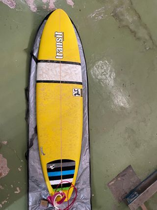 Tabla de surf amarilla Transit