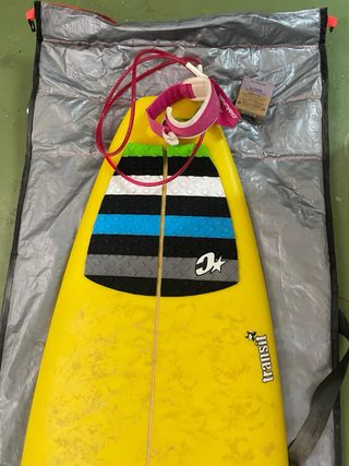 Tabla de surf amarilla Transit