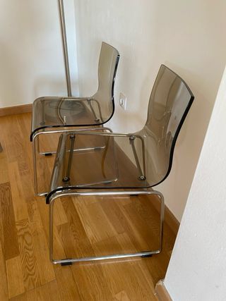 Mesa Comedor Extensible Cristal y Acero