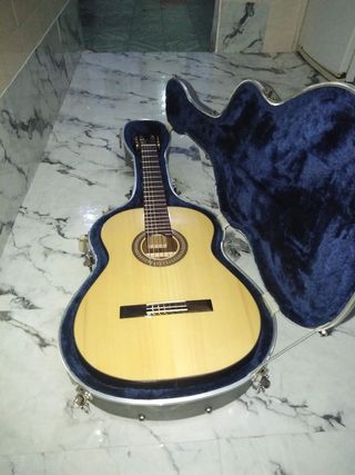 Guitarra Flamenca Martínez con funda