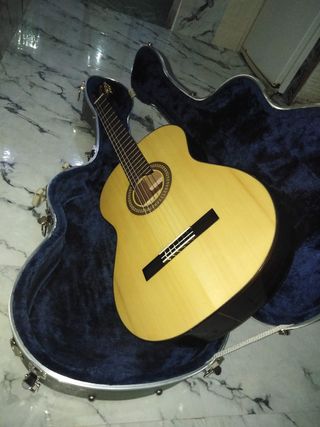 Guitarra Flamenca Martínez con funda