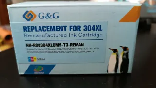 Cartuchos Tinta HP 304XL G&G Remanufacturado