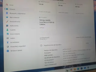 Surface Pro 7+ i3-1115G4 3GHz 8GB 128GB batr 80%