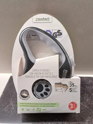 Correa Extensible Zoofari Retráctil Perro
