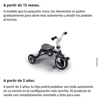 Triciclo Smoby Robin Evolutivo Plegable
