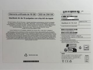 Apple Macbook Air M3 15” 16Gb Sellado 3A Garantia