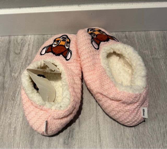 Pantuflas Disney Bambi Rosas Talla M (38)