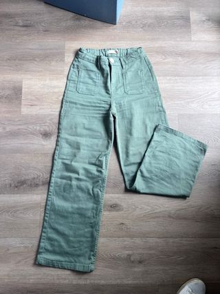 Pantalón vaquero Sfera verde 13-14 años