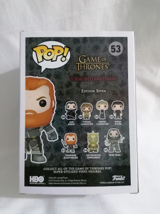 Funko Pop Tormund Giantsbane 53 Game of Thrones