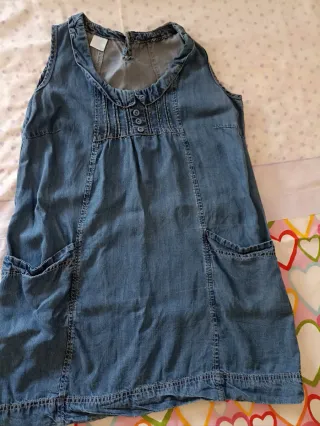 Vestido vaquero sin mangas