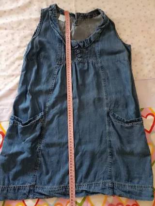 Vestido vaquero sin mangas