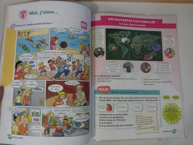 Lote: MACARON 1 Francés (Libro y cuadernillo)