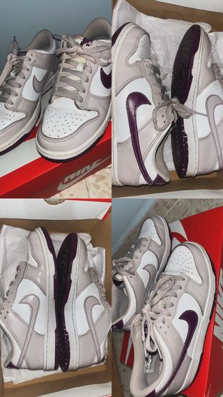 Nike Dunk Low Beige Púrpura