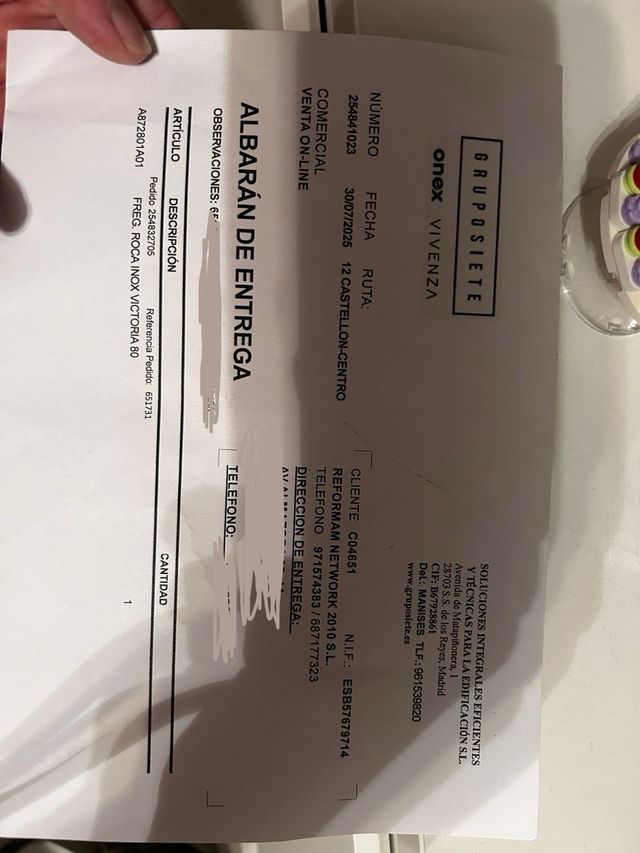 Fregadero Roca Victoria 80cm Doble Cubeta