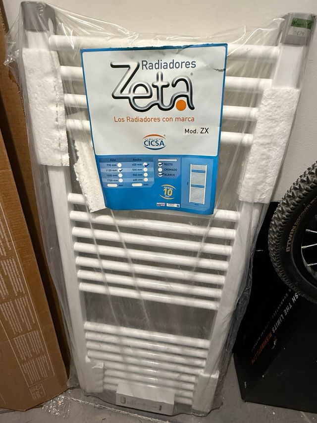 Radiador toallero Zeta Mod. ZX Blanco