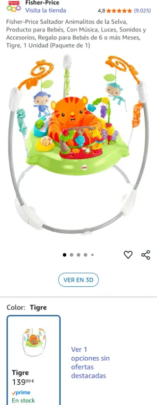 Saltador Jumperoo Rainforest Fisher-Price