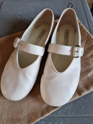 Ballerine Vittorio Virgili bianche n.37