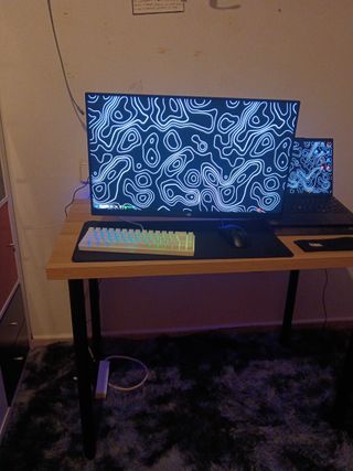 Teclado HYSC Blanco RGB, con cable, 60%
