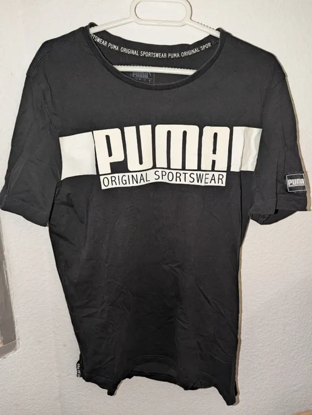 Camiseta Puma Hombre Negra