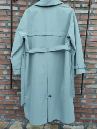 Gabardina ZARA verde agua