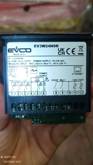 Termostato EVCO per Frigorifero Industriale