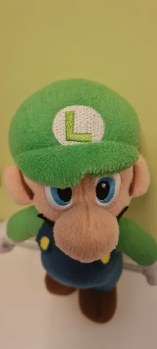 Peluche Luigi Super Mario Bross Originale