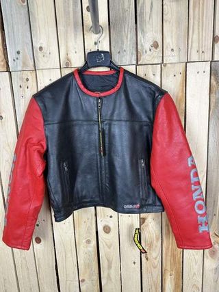 CHAQUETA T-M MOTO GARIBALDI HONDA NEGRO 48