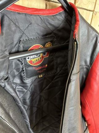 CHAQUETA T-M MOTO GARIBALDI HONDA NEGRO 48