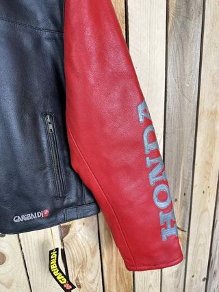 CHAQUETA T-M MOTO GARIBALDI HONDA NEGRO 48