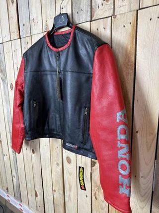CHAQUETA T-M MOTO GARIBALDI HONDA NEGRO 48
