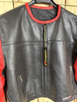 CHAQUETA T-M MOTO GARIBALDI HONDA NEGRO 48