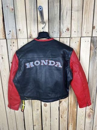 CHAQUETA T-M MOTO GARIBALDI HONDA NEGRO 48