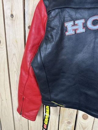 CHAQUETA T-M MOTO GARIBALDI HONDA NEGRO 48