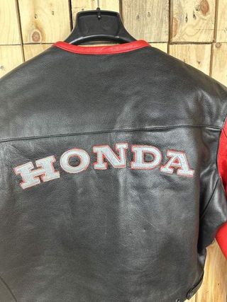 CHAQUETA T-M MOTO GARIBALDI HONDA NEGRO 48