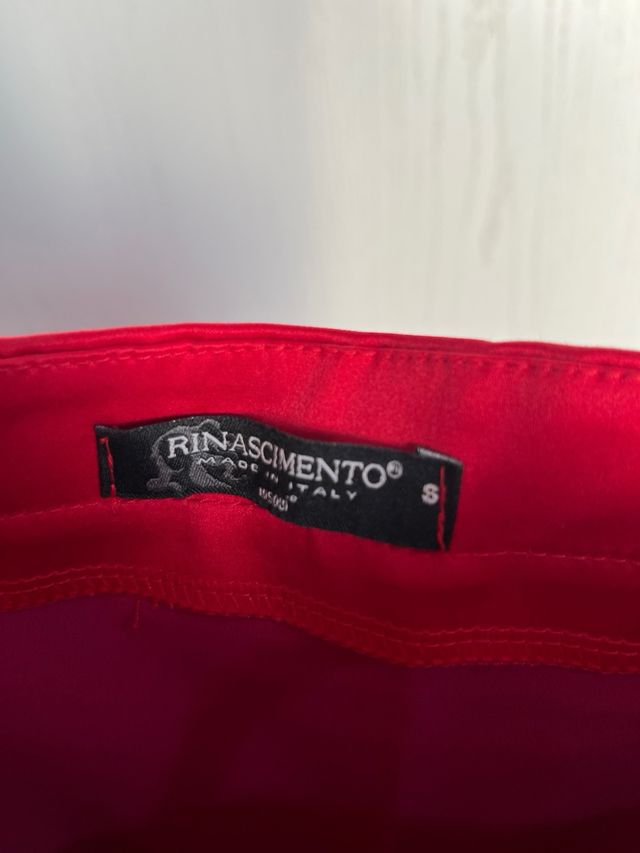 Abito Rinascimento rosso e fucsia con coprispalle