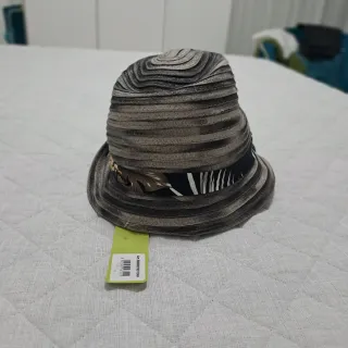 Cappello uomo grigio nero beige tg.59