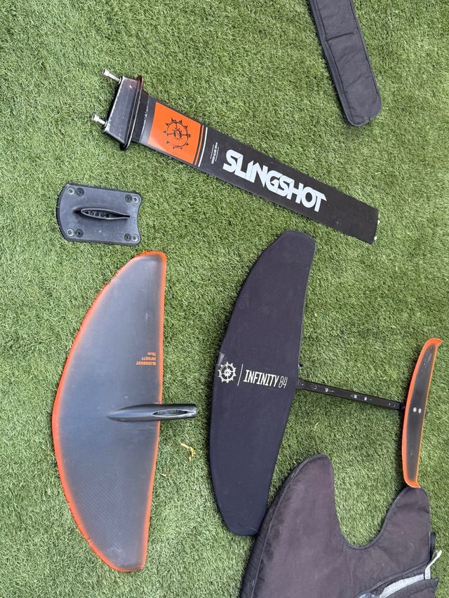 Foil Wing/Kite/Windsurf Slingshot, dos alas y Mast