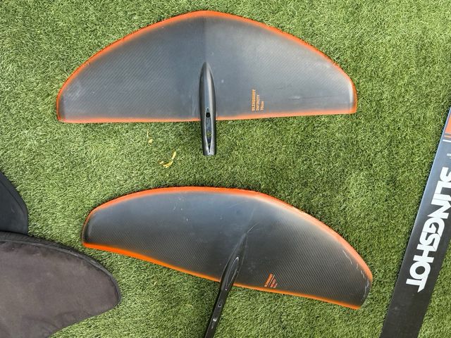 Foil Wing/Kite/Windsurf Slingshot, dos alas y Mast