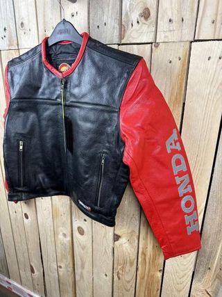 CHAQUETA T-XS DE MOTO GARIBALDI HONDA NEGRO 
