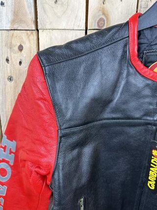 CHAQUETA T-XS DE MOTO GARIBALDI HONDA NEGRO 