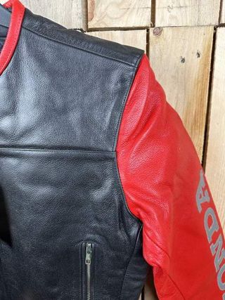 CHAQUETA T-XS DE MOTO GARIBALDI HONDA NEGRO 