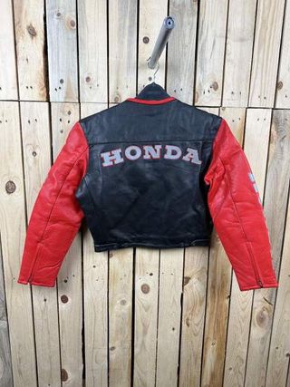 CHAQUETA T-XS DE MOTO GARIBALDI HONDA NEGRO 