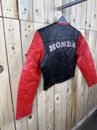 CHAQUETA T-XS DE MOTO GARIBALDI HONDA NEGRO 