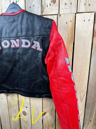 CHAQUETA T-XS DE MOTO GARIBALDI HONDA NEGRO 