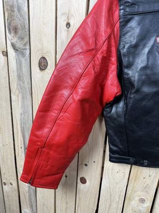 CHAQUETA T-L DE MOTO GARIBALDI HONDA NEGRO 1